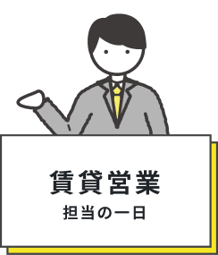 賃貸営業 担当の一日